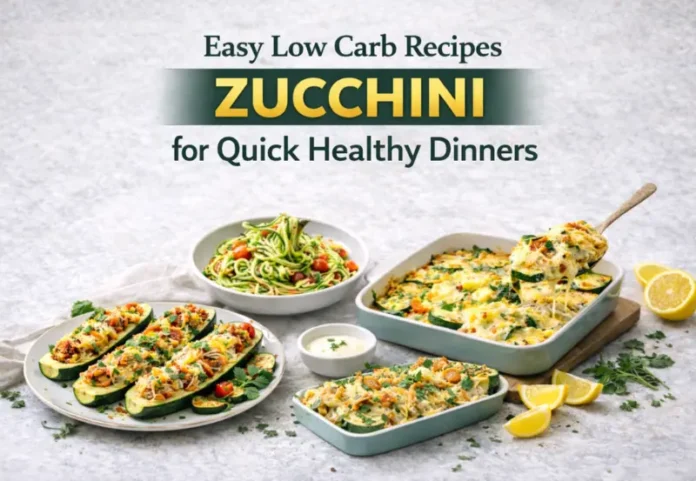 low carb recipes zucchini