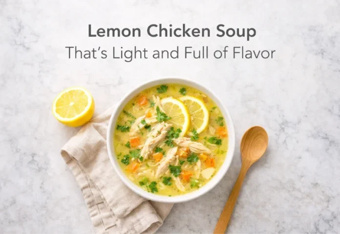 lemon chicken soup
