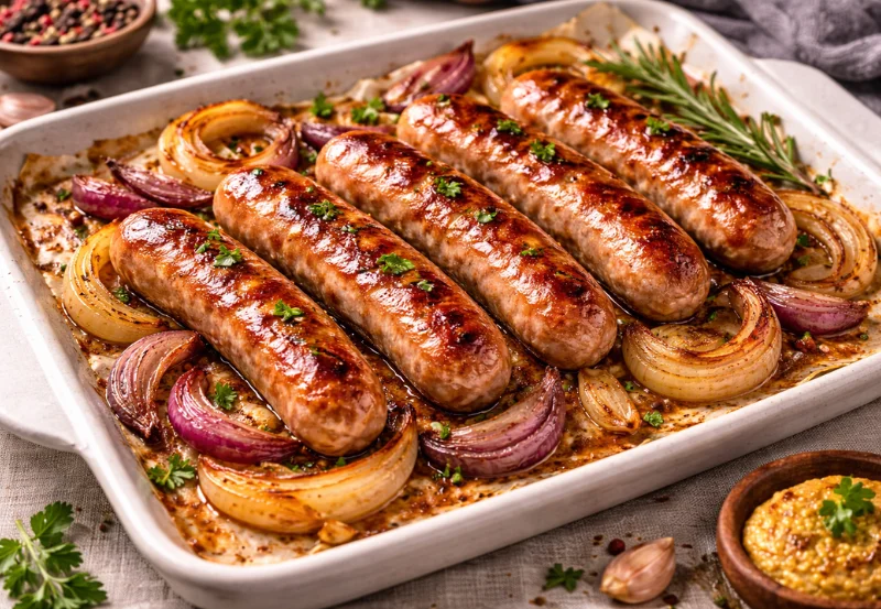 oven baked bratwurst