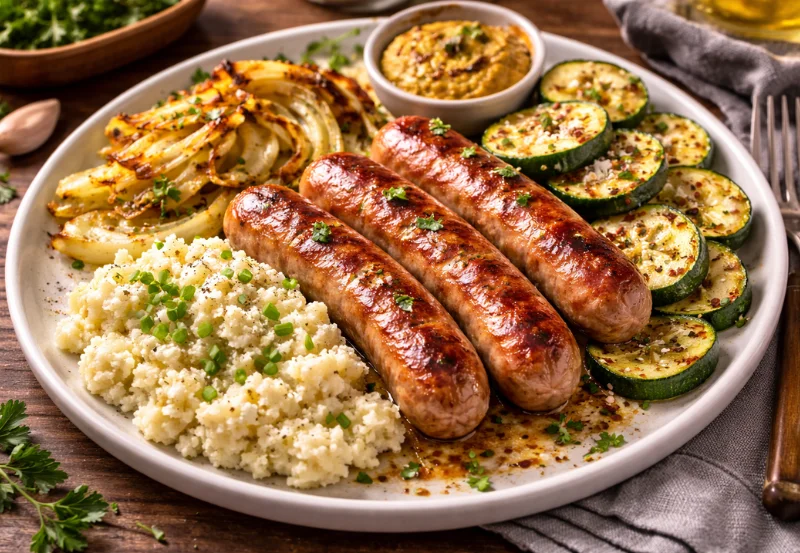 oven baked bratwurst