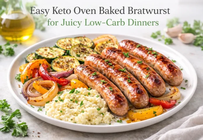 oven baked bratwurst