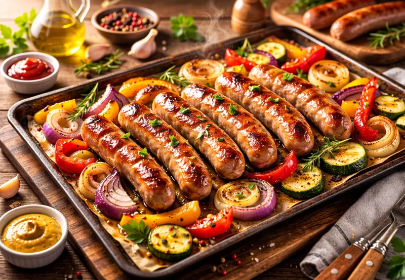 oven baked bratwurst