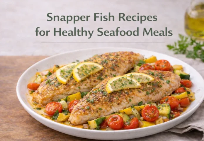 snapper fish recipes