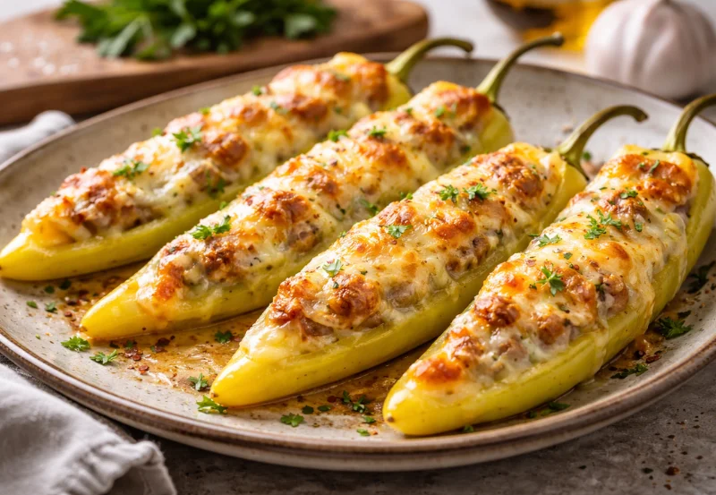 stuffed banana peppers