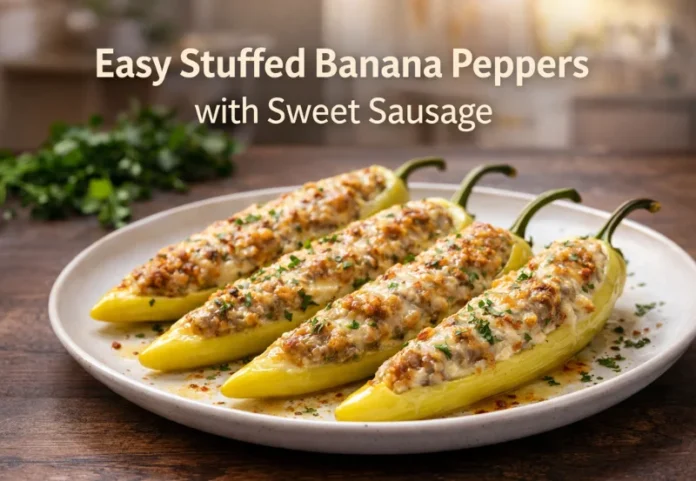 stuffed banana peppers