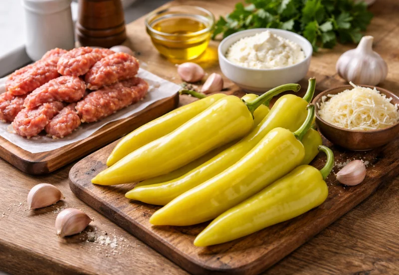 stuffed banana peppers