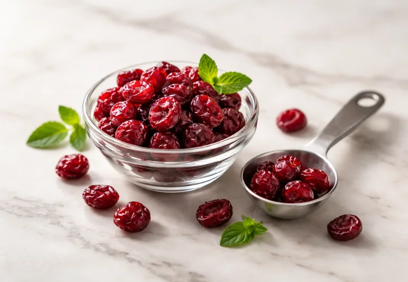 unsweetened dried cranberries