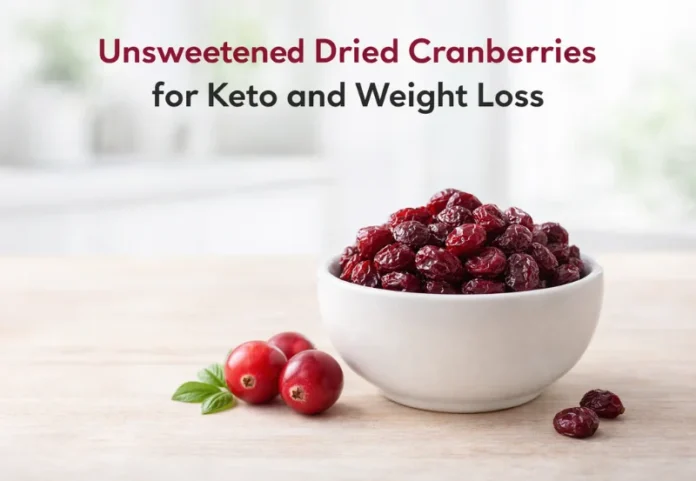 unsweetened dried cranberries