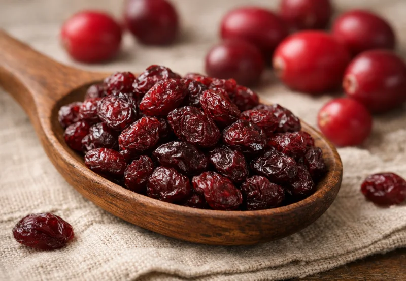 unsweetened dried cranberries