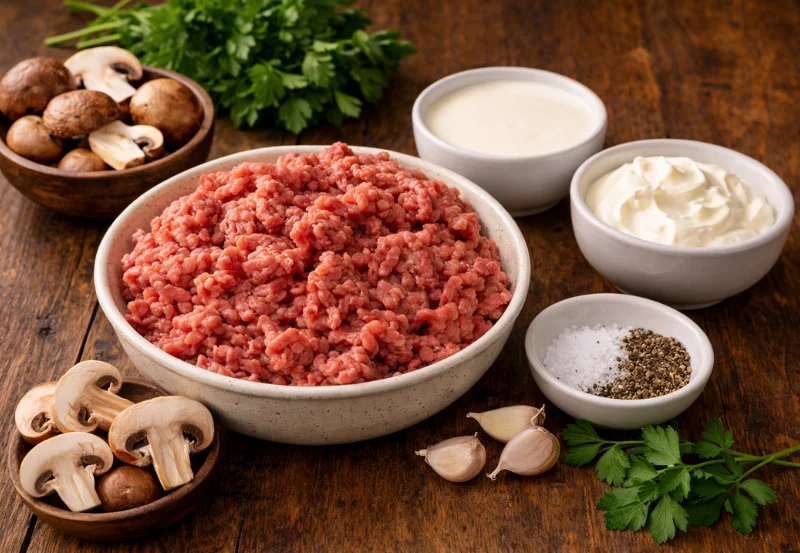 beef stroganoff meatballs