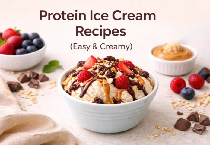 protein ice cream recipes