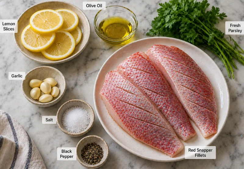 red snapper recipe