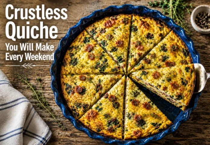 crustless quiche