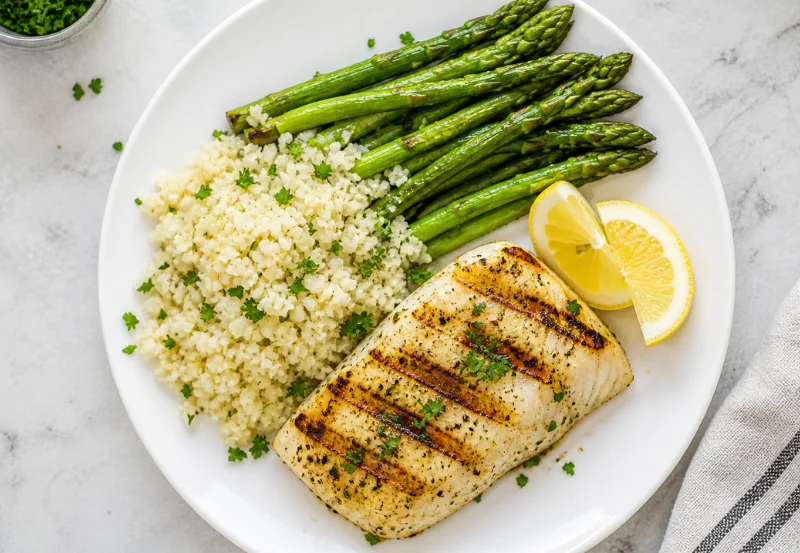 grilled cod