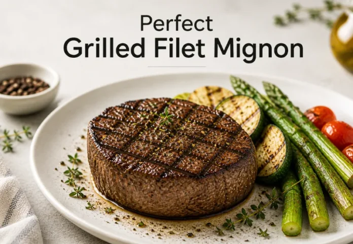 grilled filet mignon