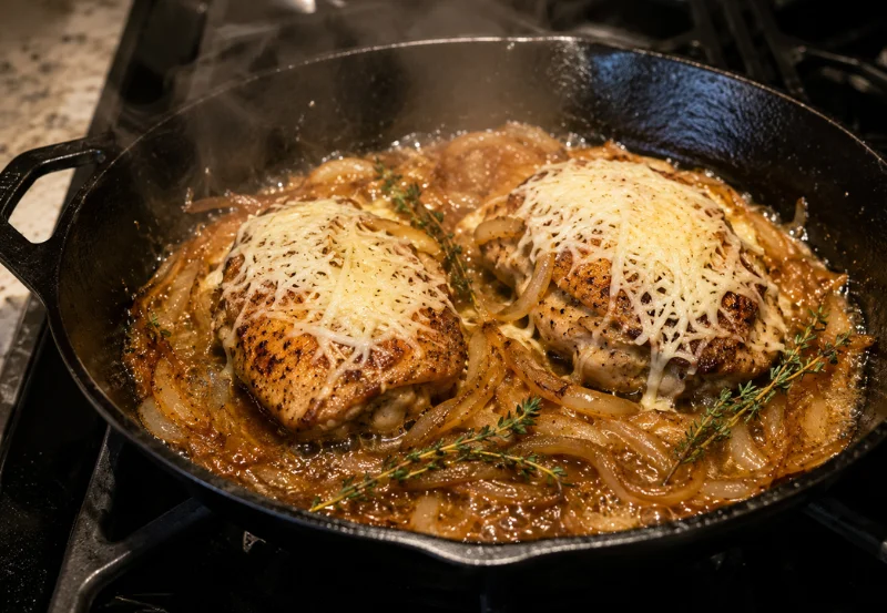 french onion chicken